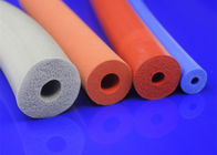 100% Silica Gel Hollow Flexible Foam Tubing Uniform Density Strict Testing